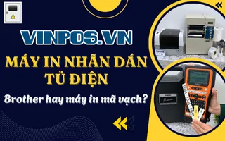 Máy in nhãn dán tủ điện: Brother hay máy in mã vạch?