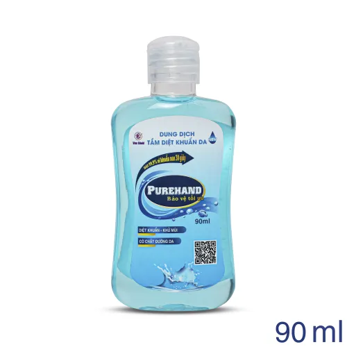 Dung dịch tắm sát khuẩn trong y tế PUREHAND 90 ml