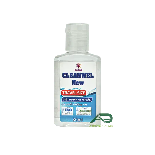 Sát khuẩn tay nhanh CLEANWEL NEW 30 ml chai vuông