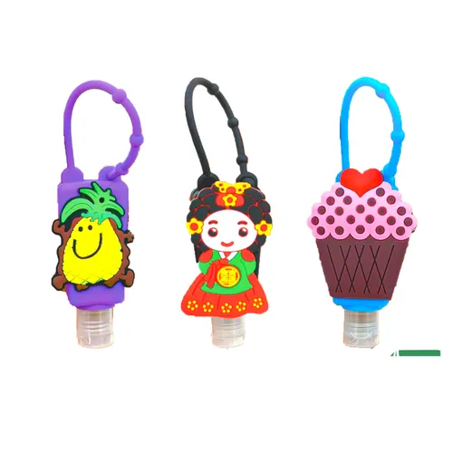 Sát khuẩn tay nhanh CLEANWEL NEW 30 ml - Tam giác có vỏ sillicon hình hoạt hình