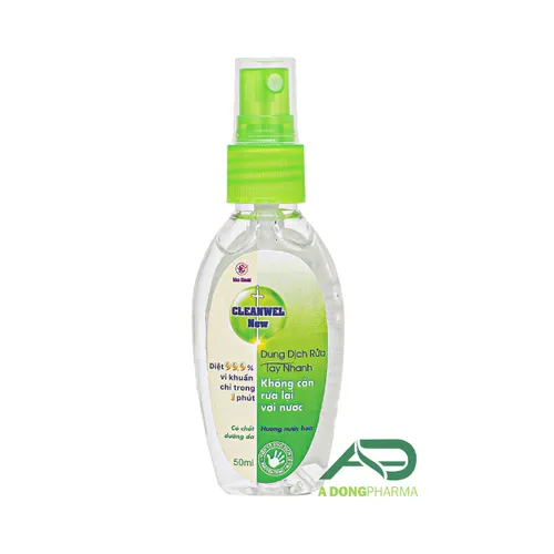 Sát khuẩn tay nhanh CLEANWEL NEW 50ml dịang xịt