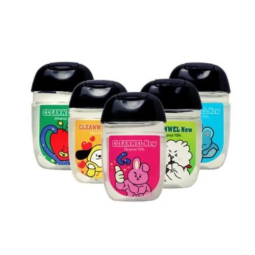 sát khuẩn tay nhanh CLEANWEL NEW 30 ml chai bầu mẫu BTS (1)