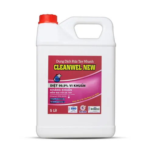 Sát khuẩn tay nhanh CLEANWEL NEW Can 5 lít