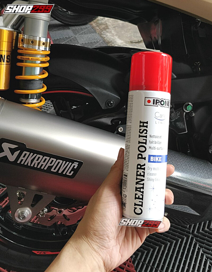 CHAI XỊT VỆ SINH, LÀM SẠCH & BÓNG CÁC CHI TIẾT TRÊN XE IPONE CLEANER POLISH (250ML) CHAI XỊT VỆ SINH, LÀM SẠCH & BÓNG CÁC CHI TIẾT TRÊN XE IPONE CLEANER POLISH (250ML)