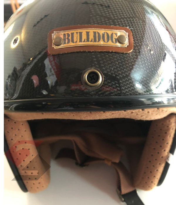 Logo Mũ 3/4 Bulldog Heli Carbon Medusa Logo Mũ 3/4 Bulldog Heli Carbon Medusa