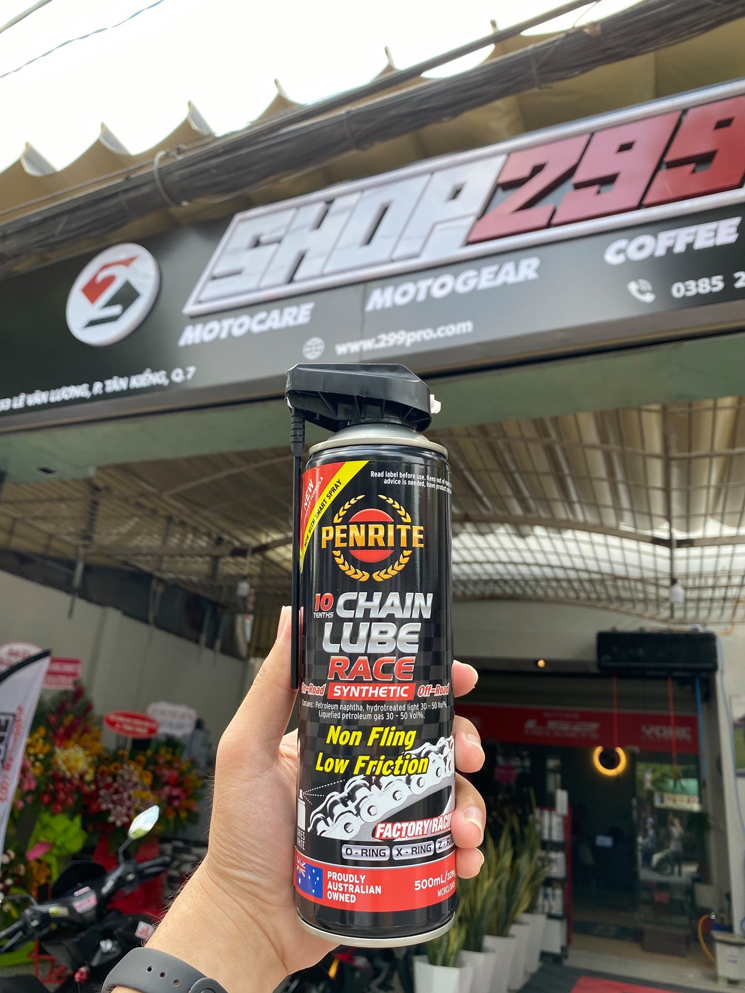 DƯỠNG SÊN PENRITE 10 TENTHS CHAIN LUBE RACE 500ML DƯỠNG SÊN PENRITE 10 TENTHS CHAIN LUBE RACE 500ML