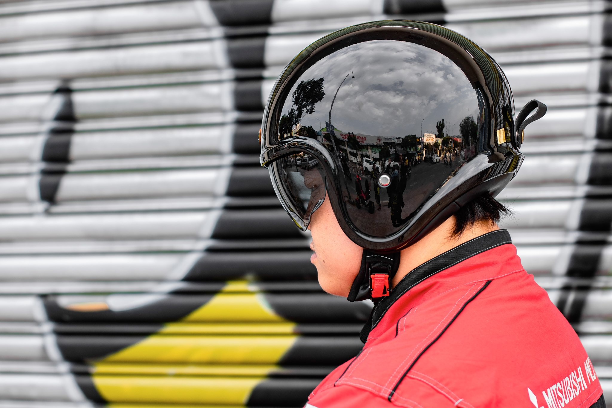 Mũ 3/4 Bulldog Beagle Đen Bóng Mũ 3/4 Bulldog Beagle Đen Bóng