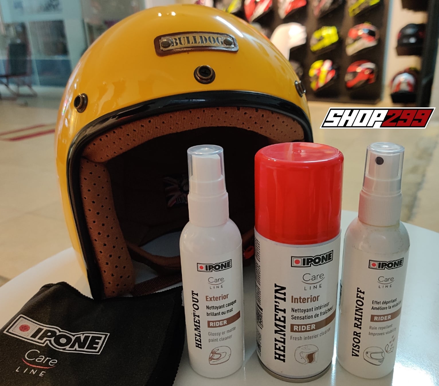 BỘ CHĂM SÓC MŨ BẢO HIỂM IPONE HELMET KIT BỘ CHĂM SÓC MŨ BẢO HIỂM IPONE HELMET KIT