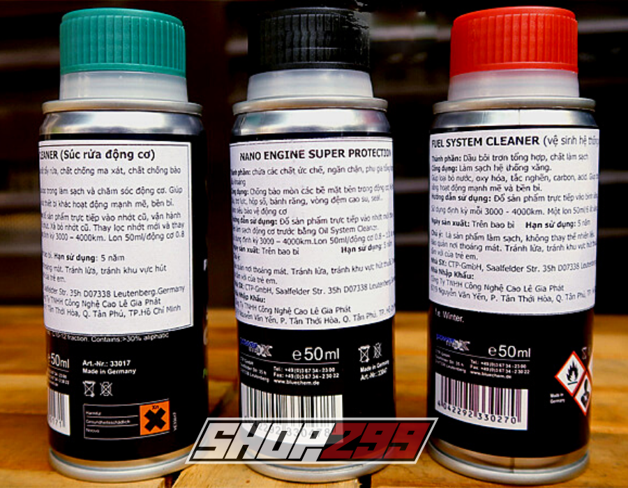 BLUECHEM OIL SYSTEM CLEANER 50ml - SÚC RỬA ĐỘNG CƠ BLUECHEM OIL SYSTEM CLEANER 50ml - SÚC RỬA ĐỘNG CƠ