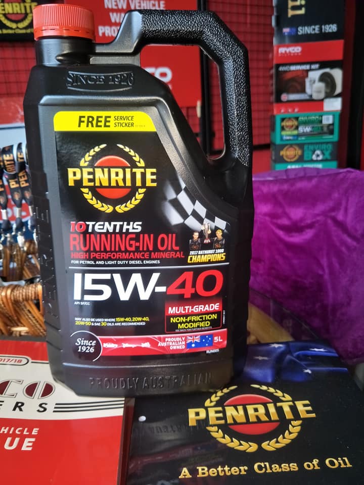 NHỚT CHẠY RÔ ĐAI PENRITE 10 TENTHS RUNNING-IN OIL 15W40 (5L) NHỚT CHẠY RÔ ĐAI PENRITE 10 TENTHS RUNNING-IN OIL 15W40 (5L)