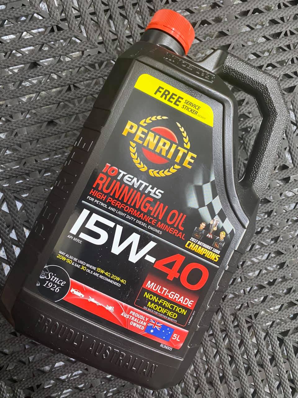 NHỚT RÔ ĐAI PENRITE 10 TENTHS RUNNING-IN OIL 15W40 (5L) NHỚT RÔ ĐAI PENRITE 10 TENTHS RUNNING-IN OIL 15W40 (5L)