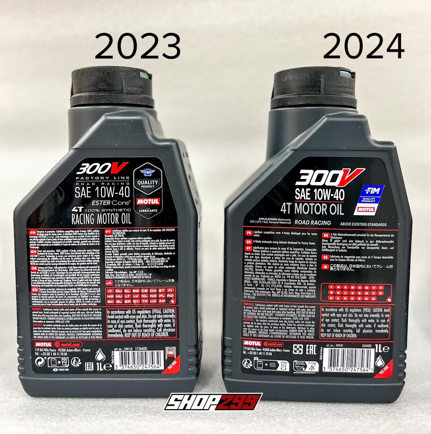 NHỚT MOTUL 300V 10W40 TEM 3 LỚP NHẬP PHÁP - MẪU 2024 NHỚT MOTUL 300V 10W40 TEM 3 LỚP NHẬP PHÁP - MẪU 2024