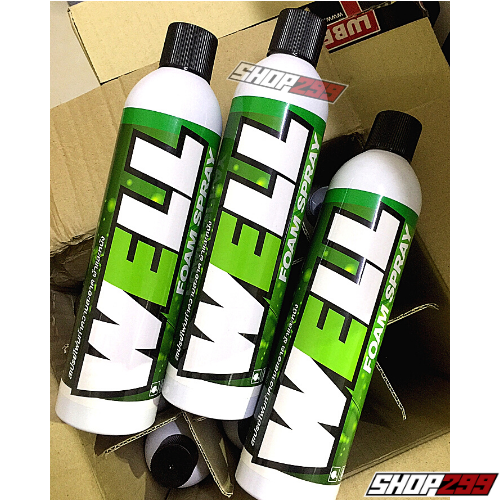 WELL - CHAI XỊT BỌT TUYẾT VỆ SINH KHÔ NÓN BẢO HIỂM, ÁO DA, GIÀY DA, YÊN XE LUBE71 600ML WELL - CHAI XỊT BỌT TUYẾT VỆ SINH KHÔ NÓN BẢO HIỂM, ÁO DA, GIÀY DA, YÊN XE LUBE71 600ML