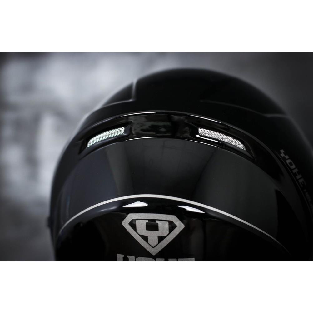 Mũ 3/4 Yohe 878 Đen Bóng Mũ 3/4 Yohe 878 Đen Bóng