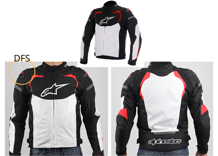 Áo giáp moto Alpinestars T-GP Pro với giáp ở vai được trang bị DFS Áo giáp moto Alpinestars T-GP Pro với giáp ở vai được trang bị DFS