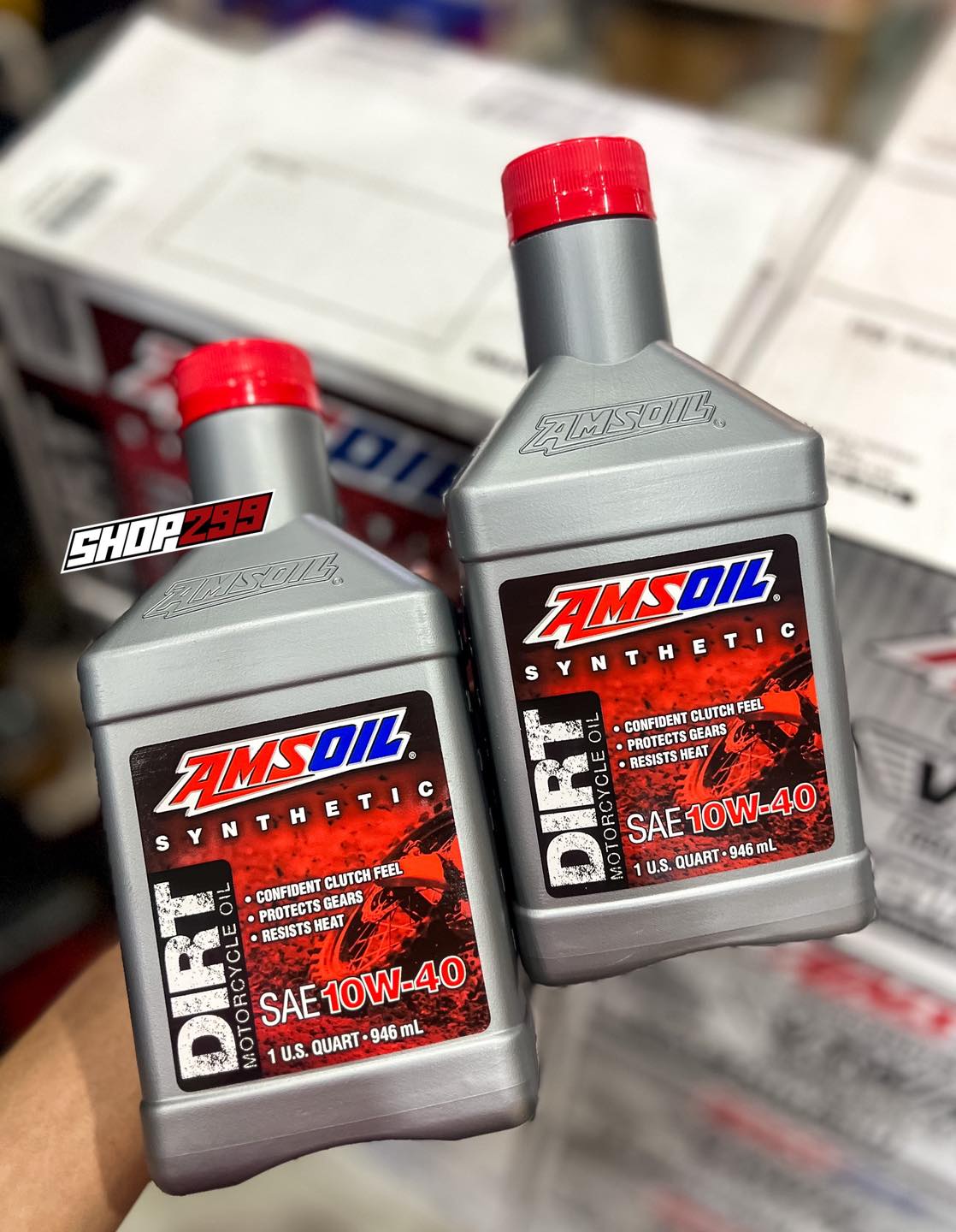 AMSOIL DIRT BIKE 10W40 100% SYNTHETIC - 946ML AMSOIL DIRT BIKE 10W40 100% SYNTHETIC - 946ML