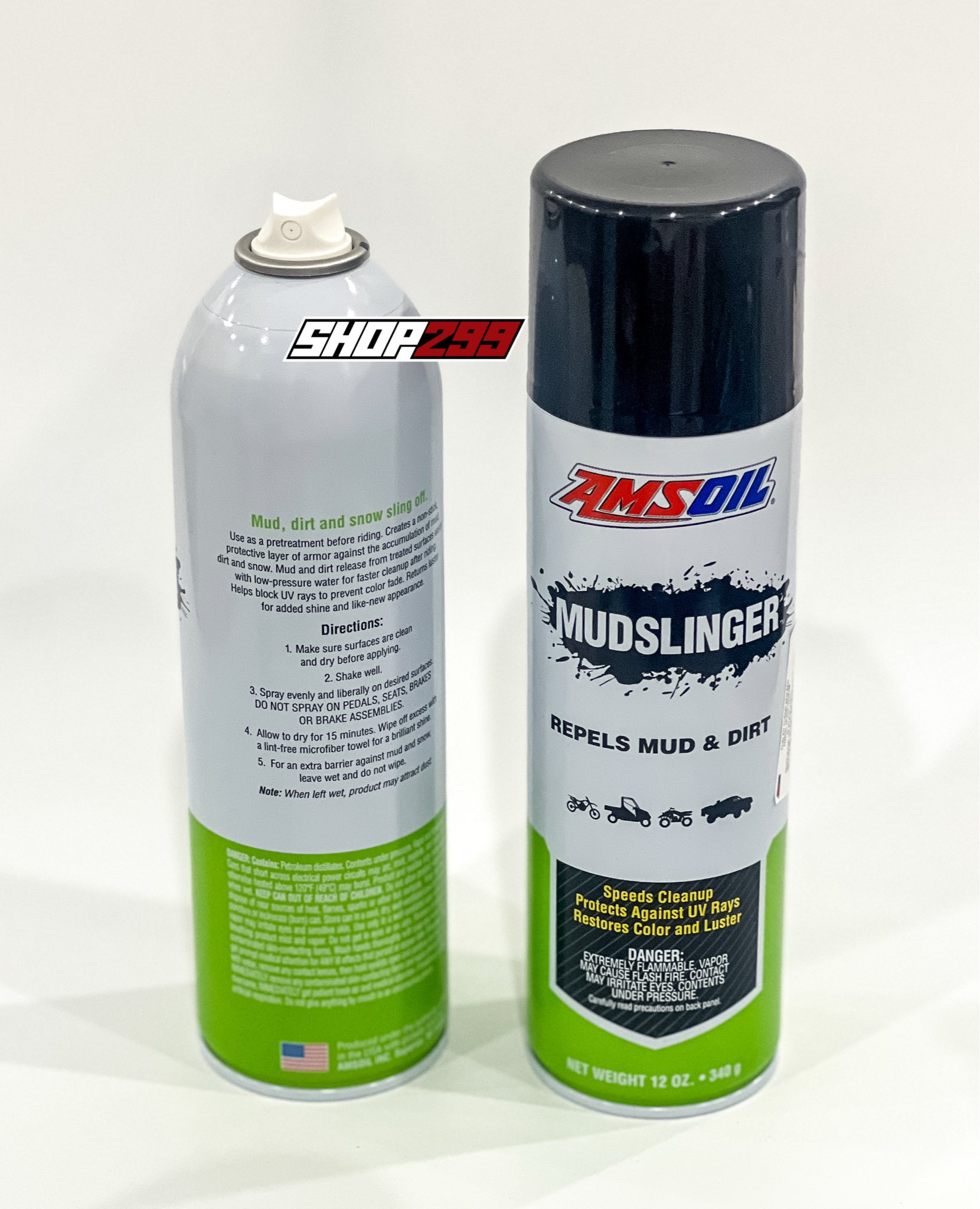 AMSOIL MUDSLINGER® - CHAI XỊT CHỐNG BÁM BÙN, BỤI BẨN - 340G AMSOIL MUDSLINGER® - CHAI XỊT CHỐNG BÁM BÙN, BỤI BẨN - 340G