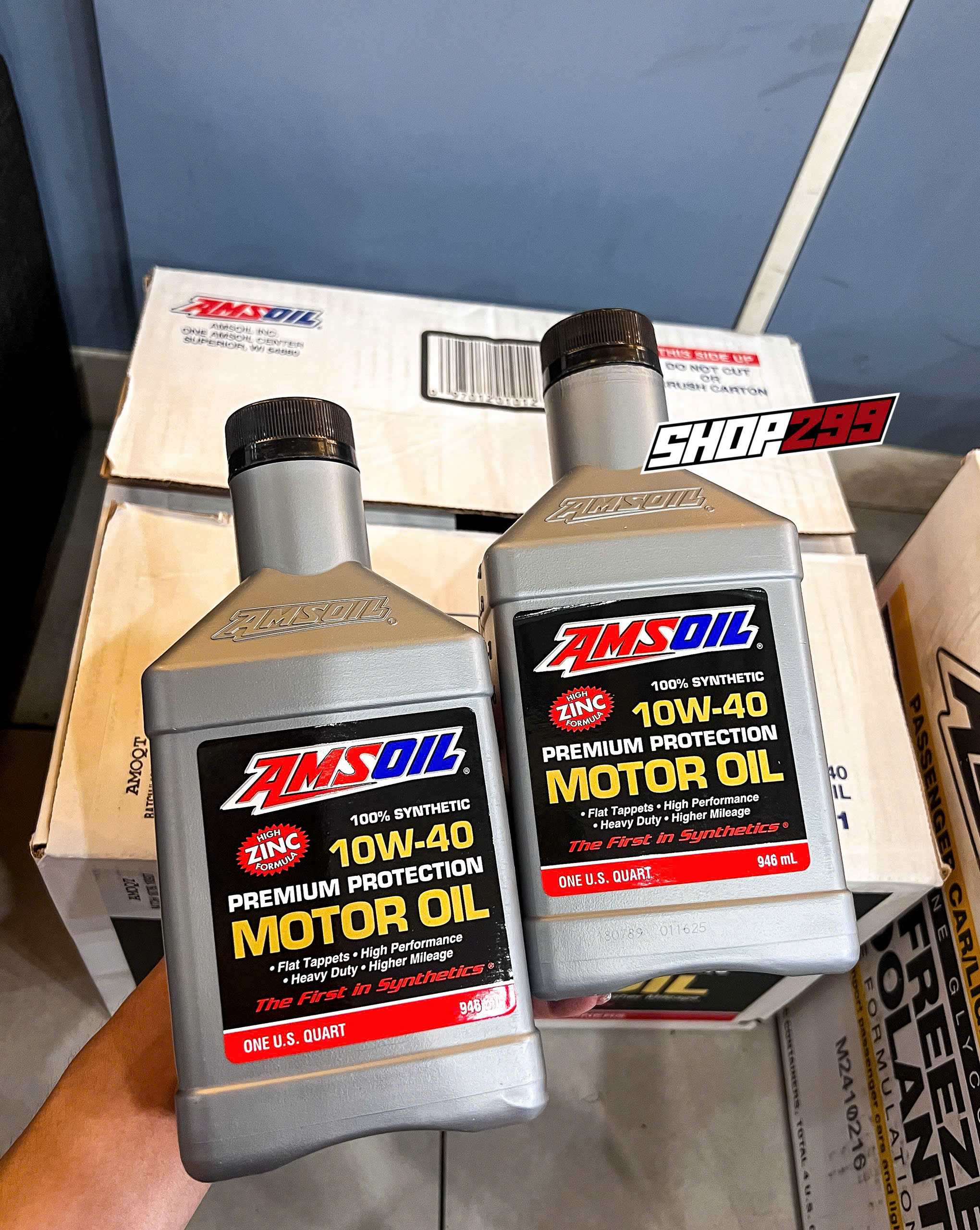 DẦU NHỚT AMSOIL PREMIUM PROTECTION SYNTHETIC MOTOR OIL 10W40 - 946ML DẦU NHỚT AMSOIL PREMIUM PROTECTION SYNTHETIC MOTOR OIL 10W40 - 946ML