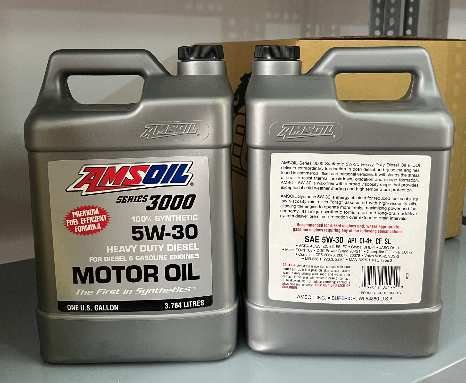 Dầu Nhớt Tổng Hợp AMSOIL Series 3000 Synthetic Heavy Duty Diesel Oil 5W30 - 3.78L Dầu Nhớt Tổng Hợp AMSOIL Series 3000 Synthetic Heavy Duty Diesel Oil 5W30 - 3.78L