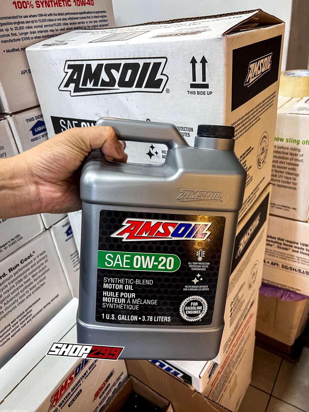 NHỚT AMSOIL SYNTHETIC-BLEND 0W20 - 3,78L NHỚT AMSOIL SYNTHETIC-BLEND 0W20 - 3,78L