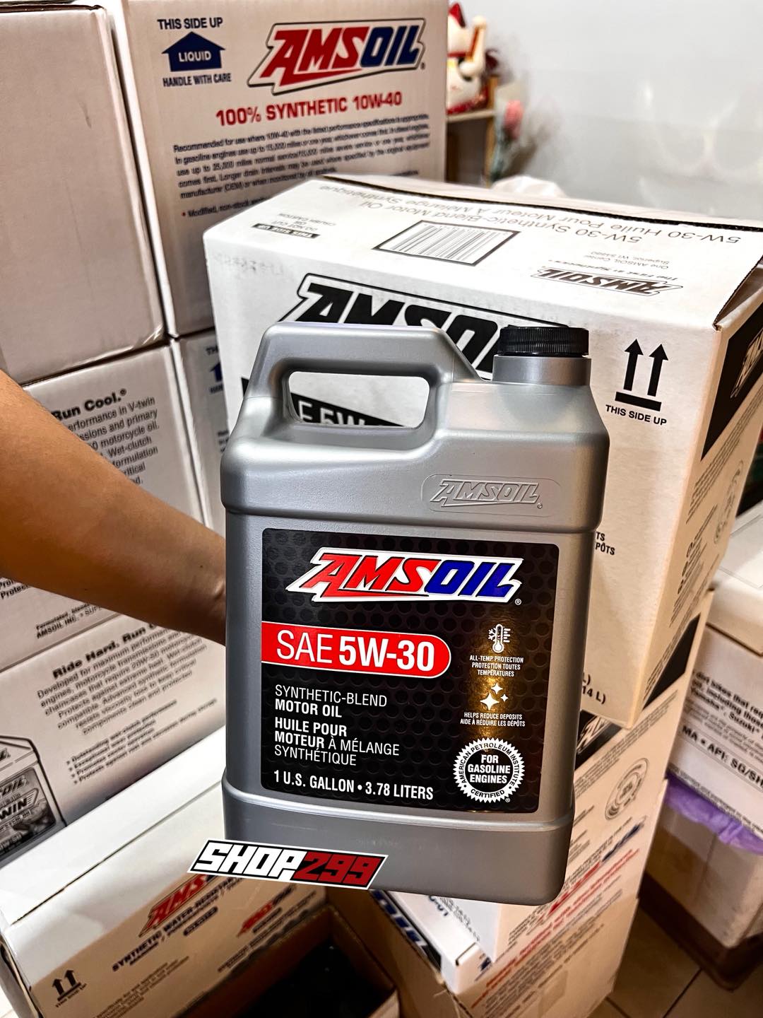 NHỚT AMSOIL SYNTHETIC-BLEND 5W30 - 3,78L NHỚT AMSOIL SYNTHETIC-BLEND 5W30 - 3,78L