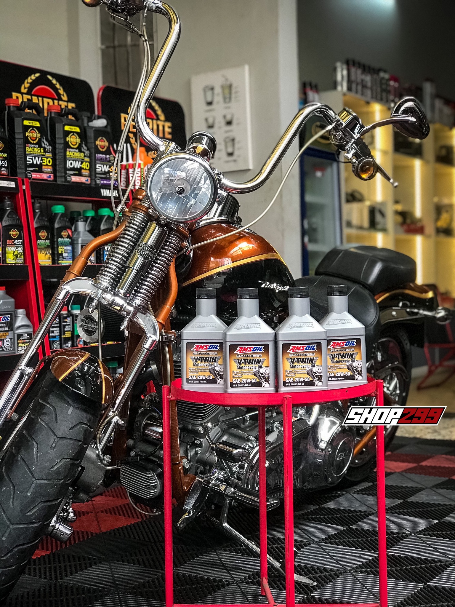 Dầu nhớt AMSOIL 20W-50 Synthetic V-Twin - Quart (946ml) Dầu nhớt AMSOIL 20W-50 Synthetic V-Twin - Quart (946ml)