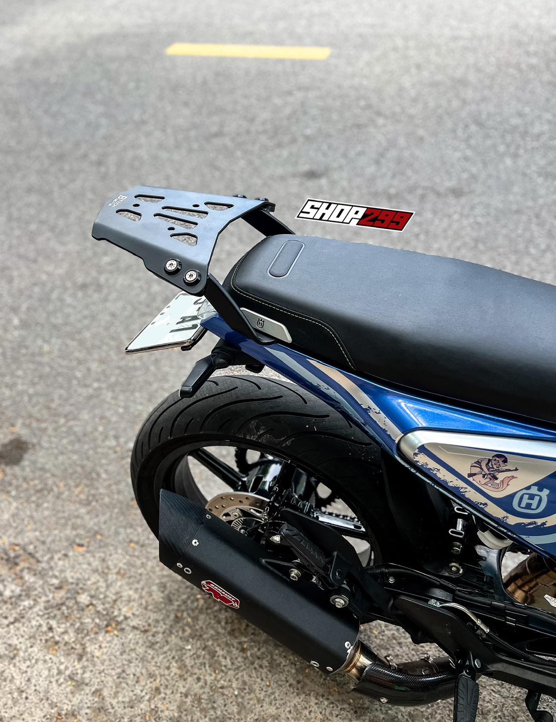 BAGA ĐẾ NHÔM B-TECH CHO HUSQVARNA SVARTPILEN 401 BAGA ĐẾ NHÔM B-TECH CHO HUSQVARNA SVARTPILEN 401