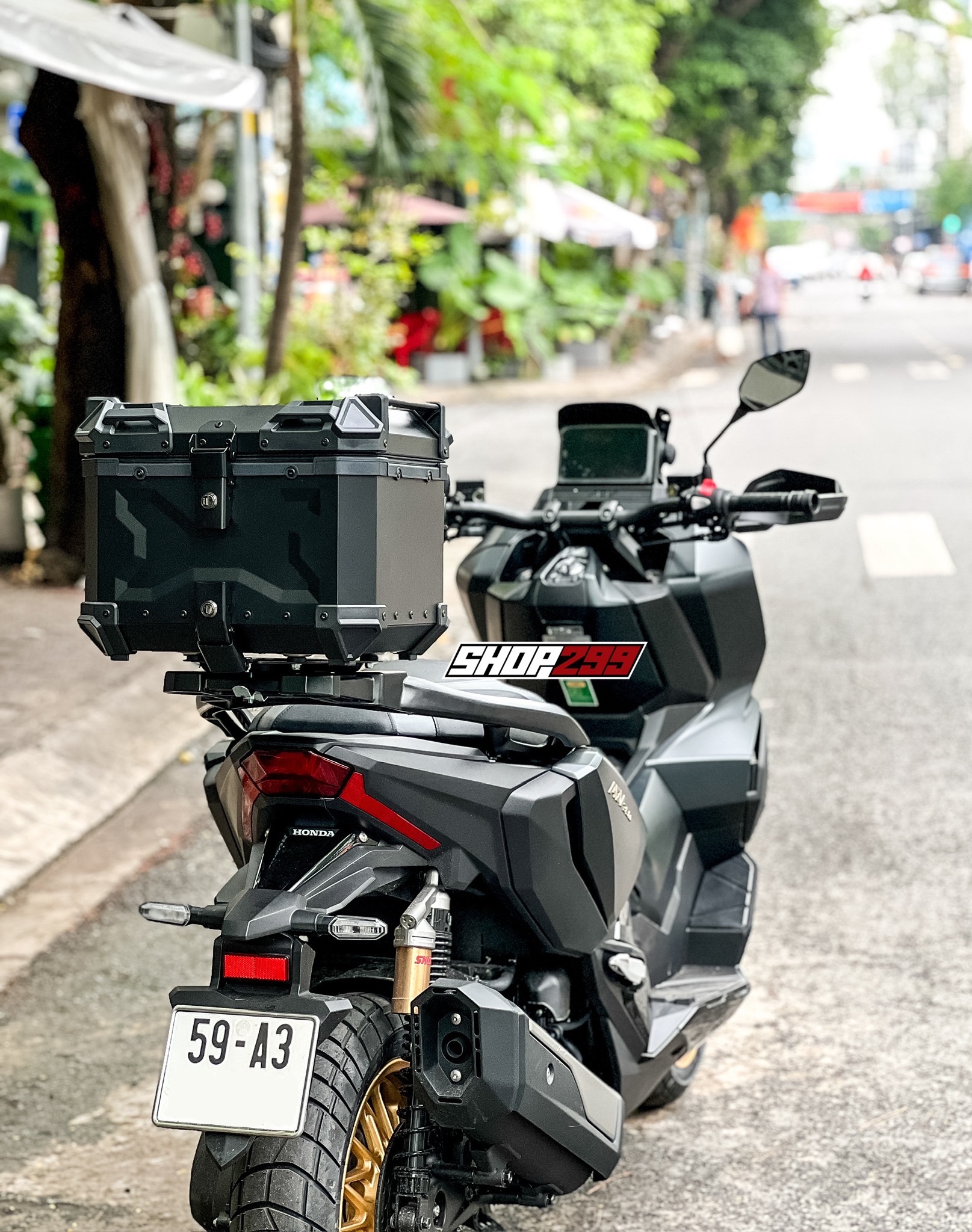 BAGA SAU SWEER NHÔM ĐÚC CHO HONDA ADV 350 / FORZA 350 BAGA SAU SWEER NHÔM ĐÚC CHO HONDA ADV 350 / FORZA 350