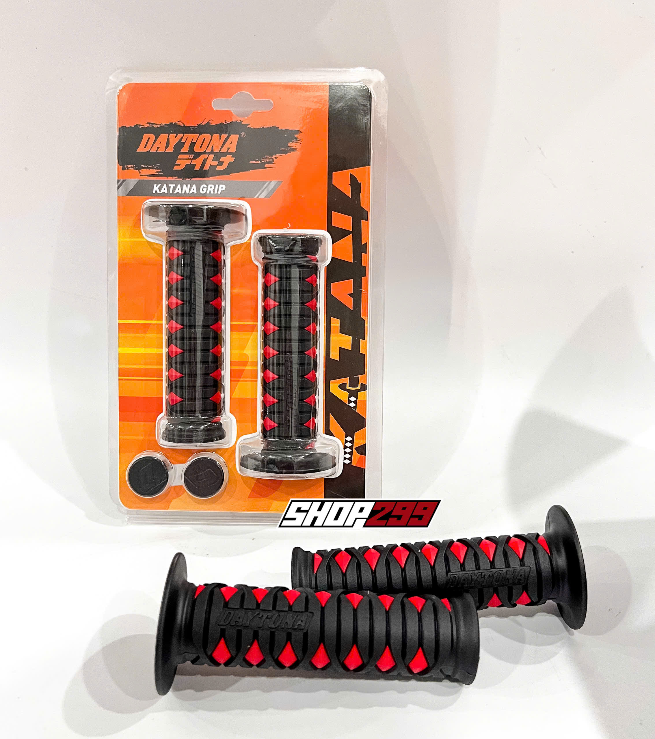 BAO TAY DAYTONA KATANA ĐEN ĐỎ CHÍNH HÃNG - 120MM BAO TAY DAYTONA KATANA ĐEN ĐỎ CHÍNH HÃNG - 120MM