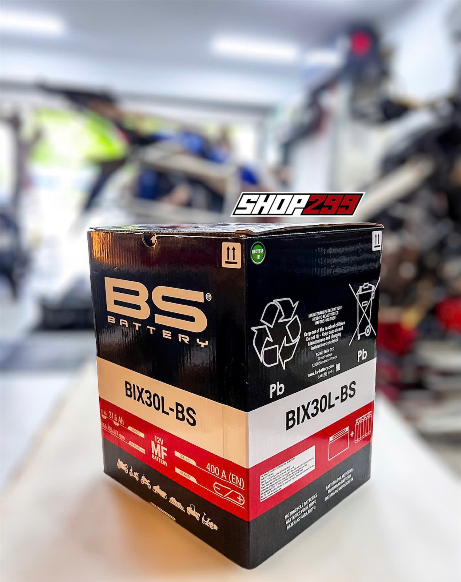 BÌNH ẮC QUY BS BIX30L-BS CHÍNH HÃNG