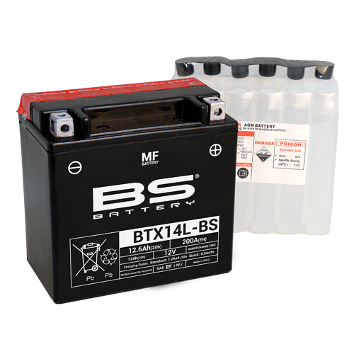 BÌNH ẮC QUY BS BTX14L - BS (MF) CHÍNH HÃNG BÌNH ẮC QUY BS BTX14L - BS (MF) CHÍNH HÃNG
