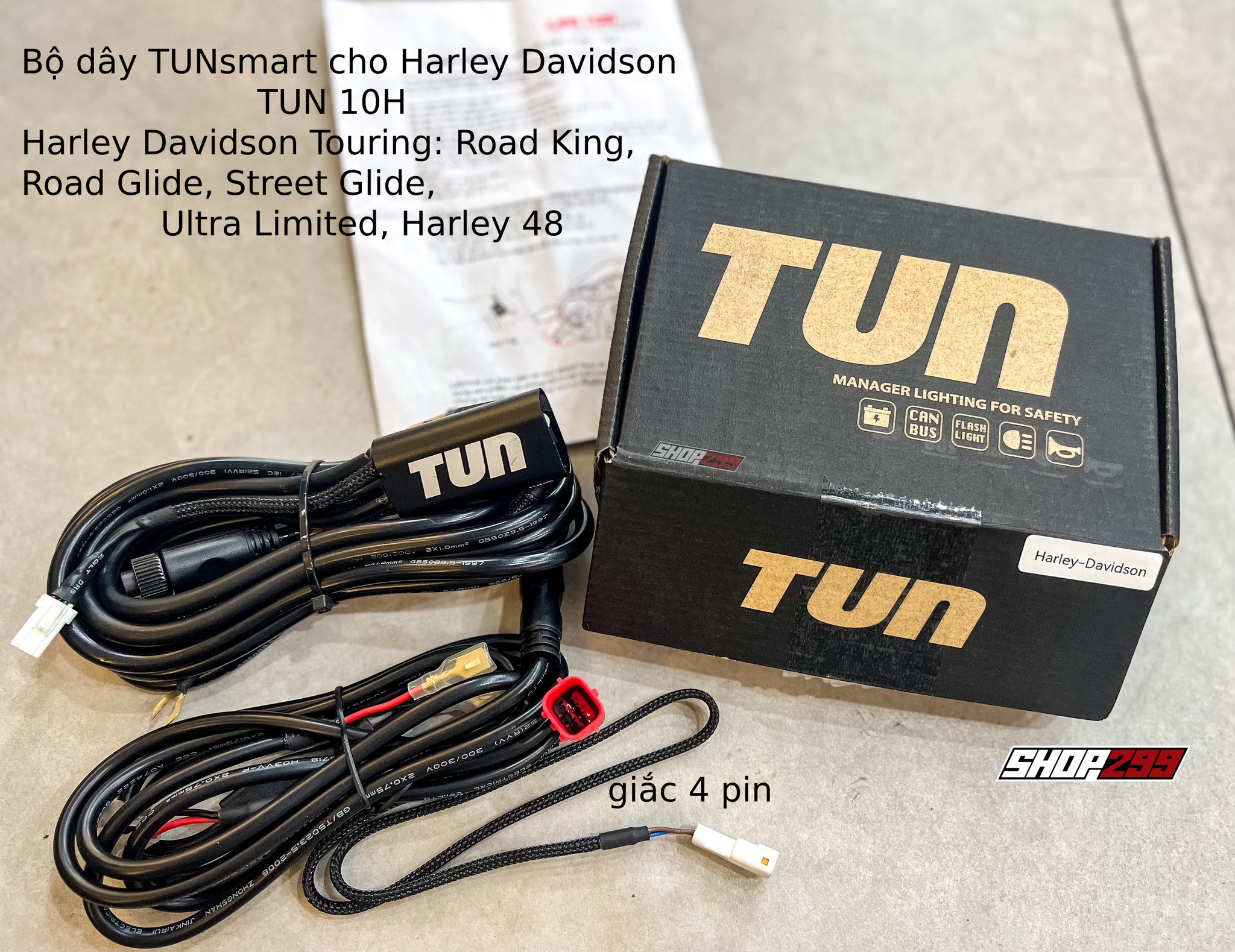 BỘ DÂY TUNSMART™ CHO HARLEY DAVIDSON | TUN - 10H BỘ DÂY TUNSMART™ CHO HARLEY DAVIDSON | TUN - 10H