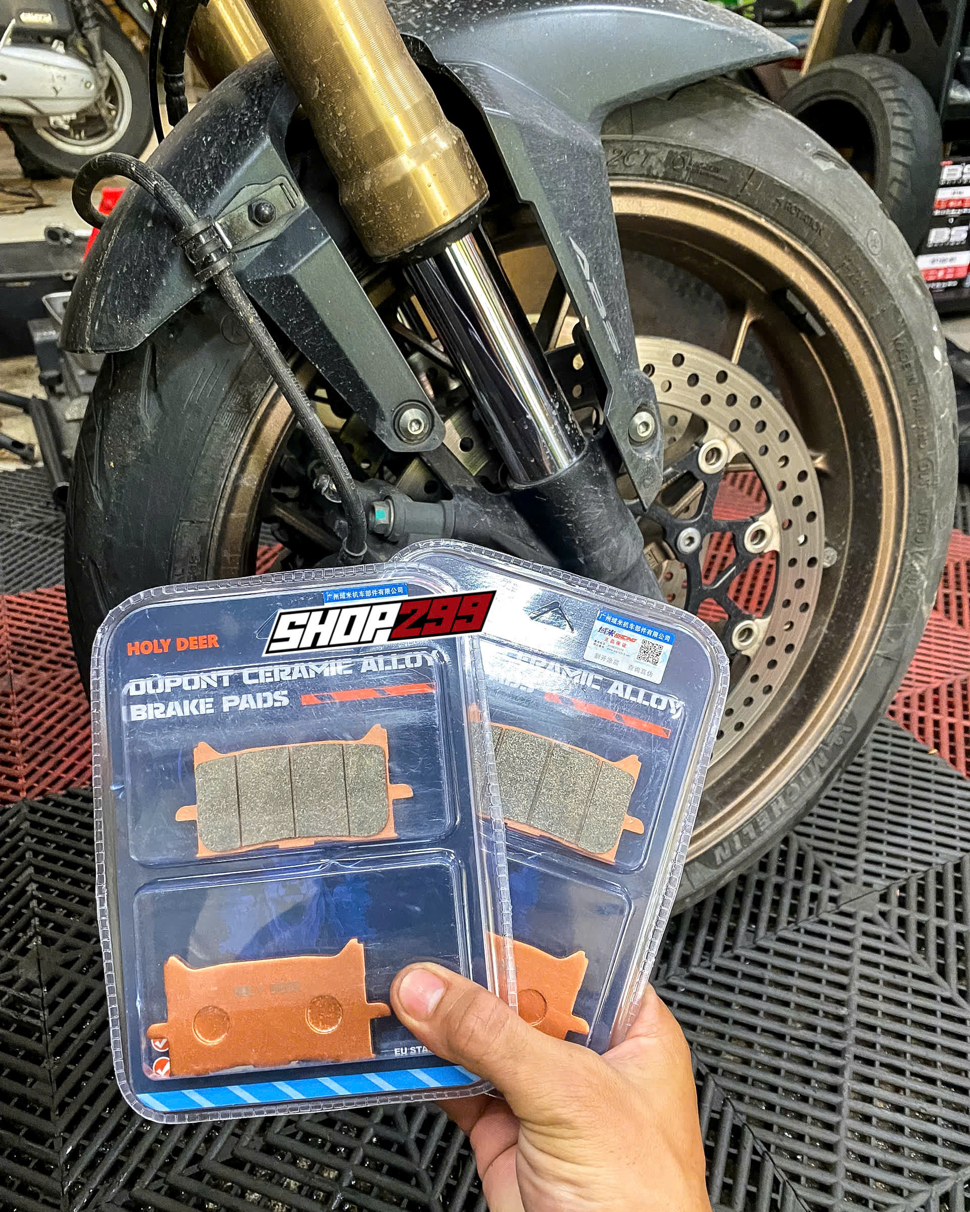 BỐ THẮNG YUMI RACING HH190 COPPERBASED SINTERED BỐ THẮNG YUMI RACING HH190 COPPERBASED SINTERED