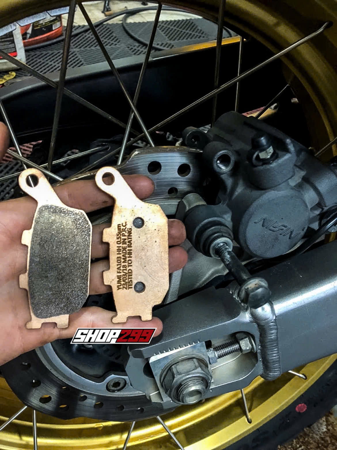 BỐ THẮNG YUMI RACING FA103 COPPER-BASED SINTERED BỐ THẮNG YUMI RACING FA103 COPPER-BASED SINTERED