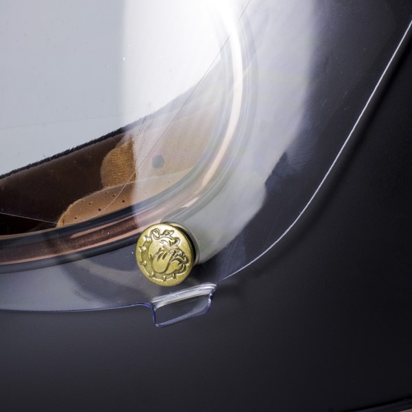 Kính chắn của Mũ Fullface Bulldog Torii Đen Bóng Kính chắn của Mũ Fullface Bulldog Torii Đen Bóng