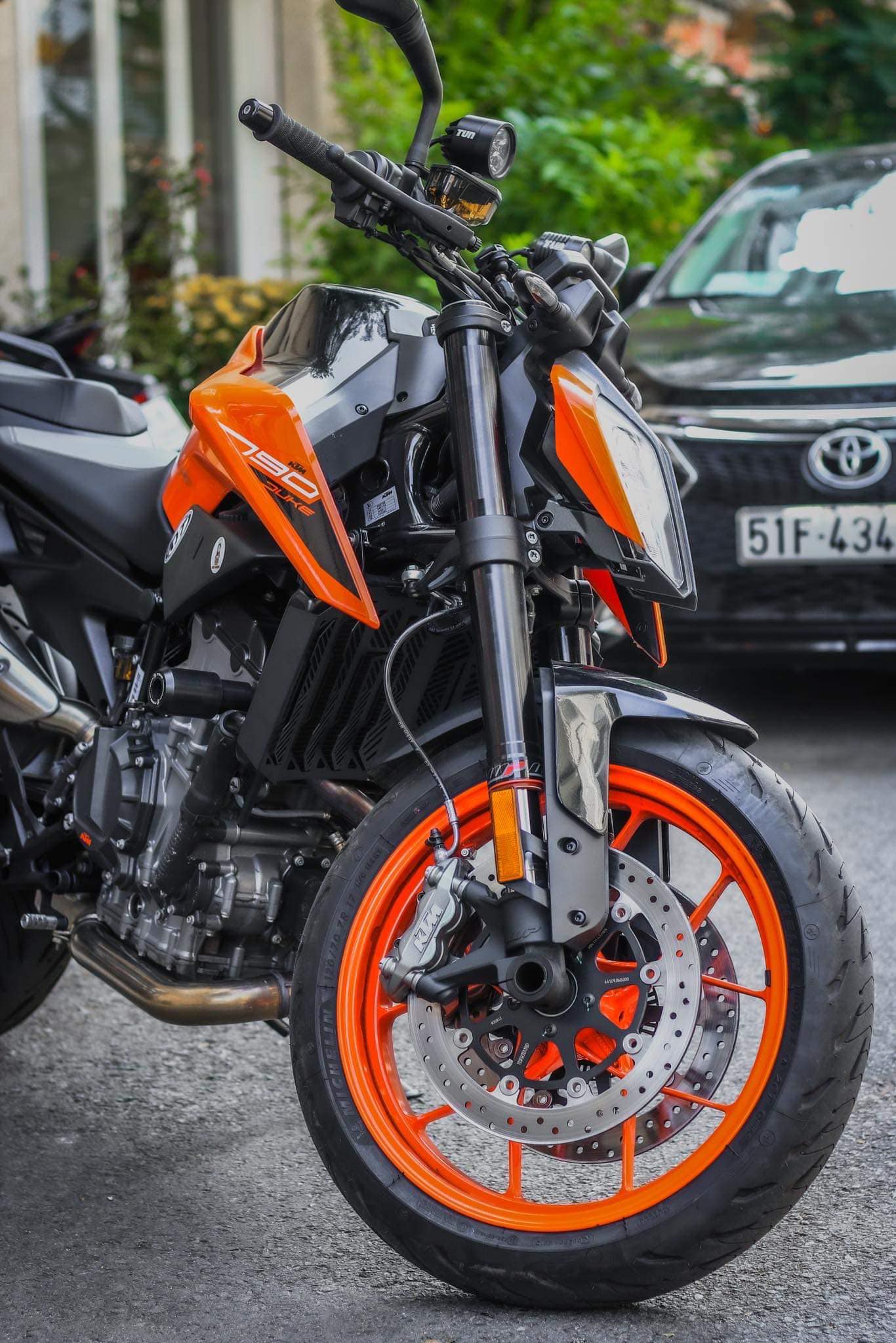 CHE KÉT NƯỚC TALISMAN CHO KTM DUKE 790 2023+ CHE KÉT NƯỚC TALISMAN CHO KTM DUKE 790 2023+