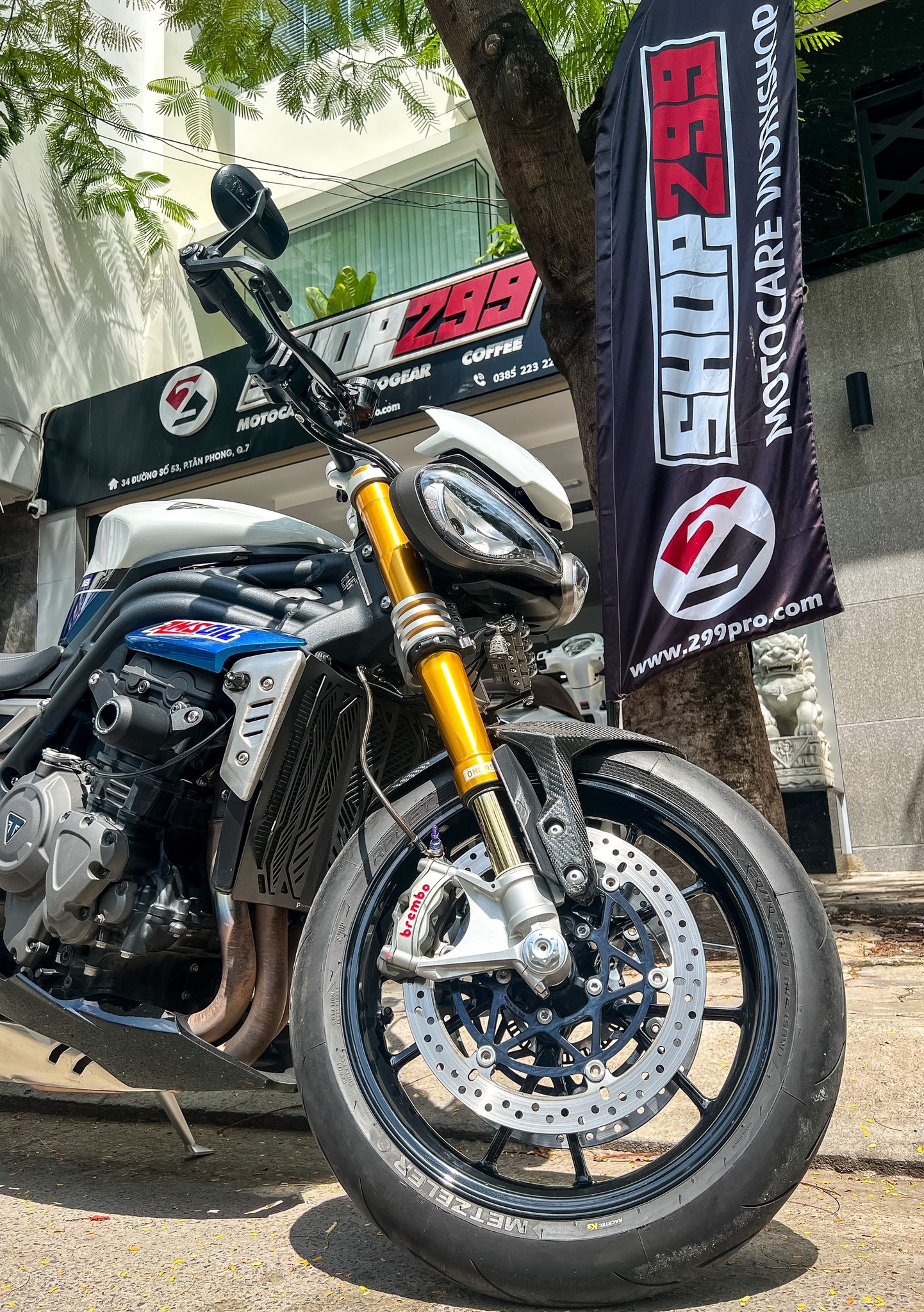 CHE KÉT NƯỚC TALISMAN CHO TRIUMPH SPEED TRIPLE 1200RS (2022+) CHE KÉT NƯỚC TALISMAN CHO TRIUMPH SPEED TRIPLE 1200RS (2022+)