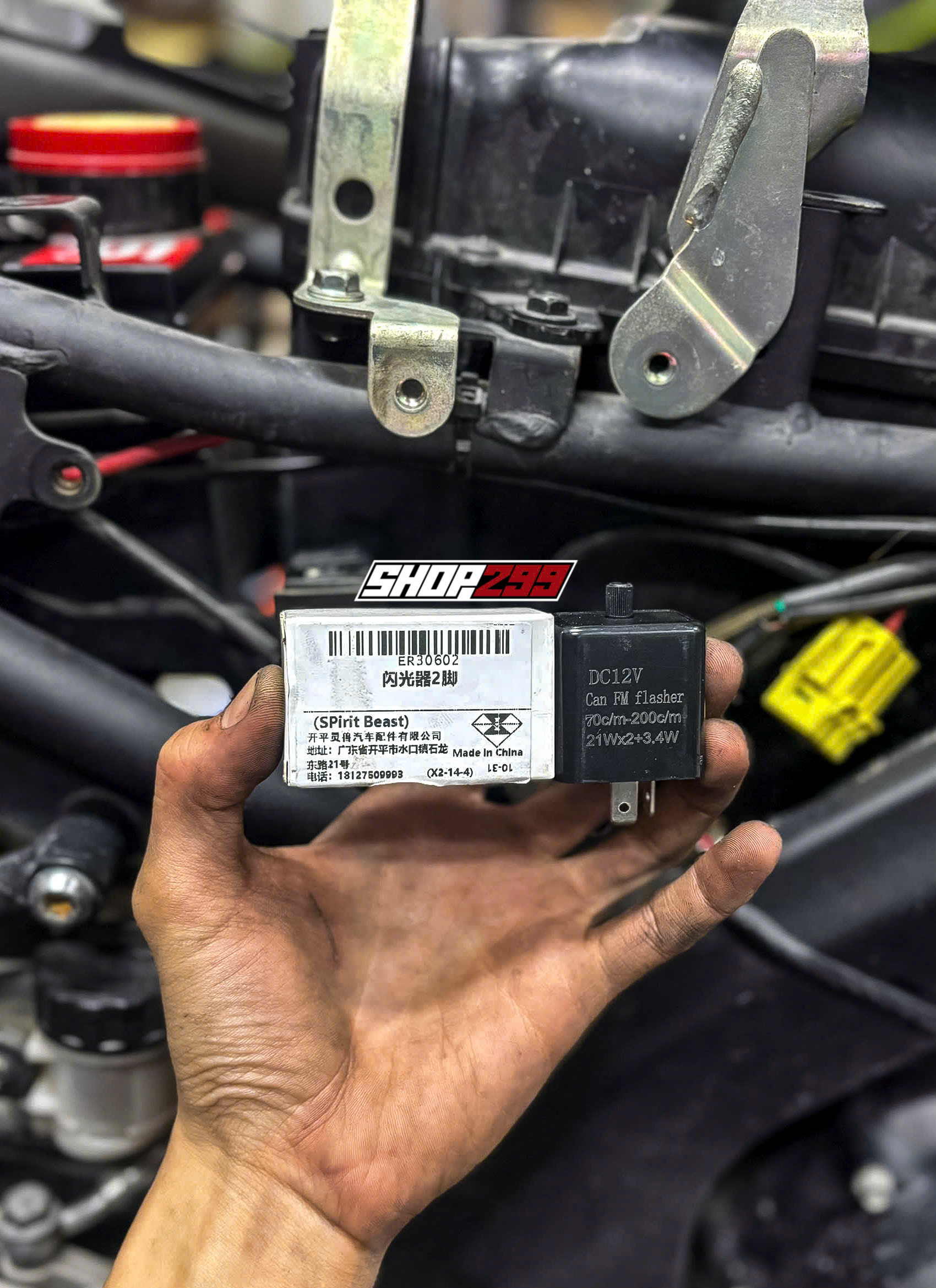 CỤC CHỚP XI NHAN SPIRIT BEAST 2 CHÂN CHÍNH HÃNG CỤC CHỚP XI NHAN SPIRIT BEAST 2 CHÂN CHÍNH HÃNG