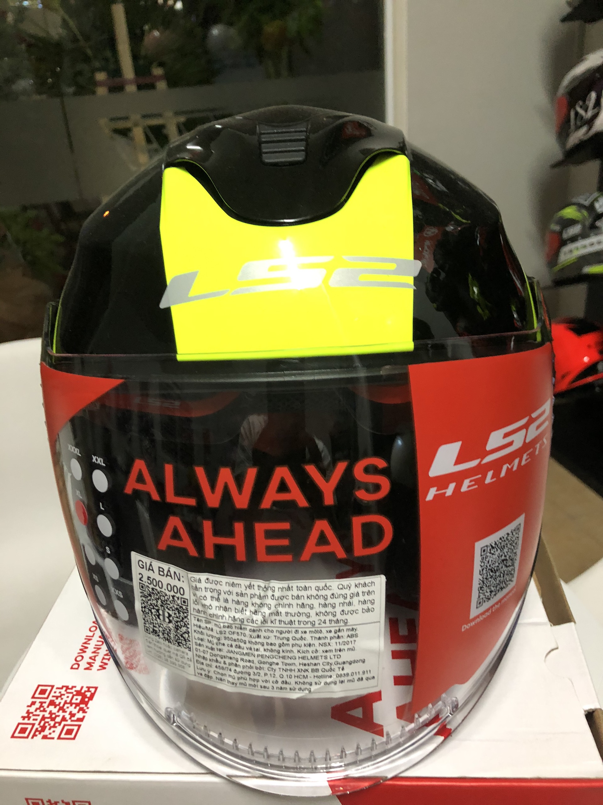 Kính chắn Mũ 3/4 LS2 OF570 Verso Technik Đen Vàng Kính chắn Mũ 3/4 LS2 OF570 Verso Technik Đen Vàng