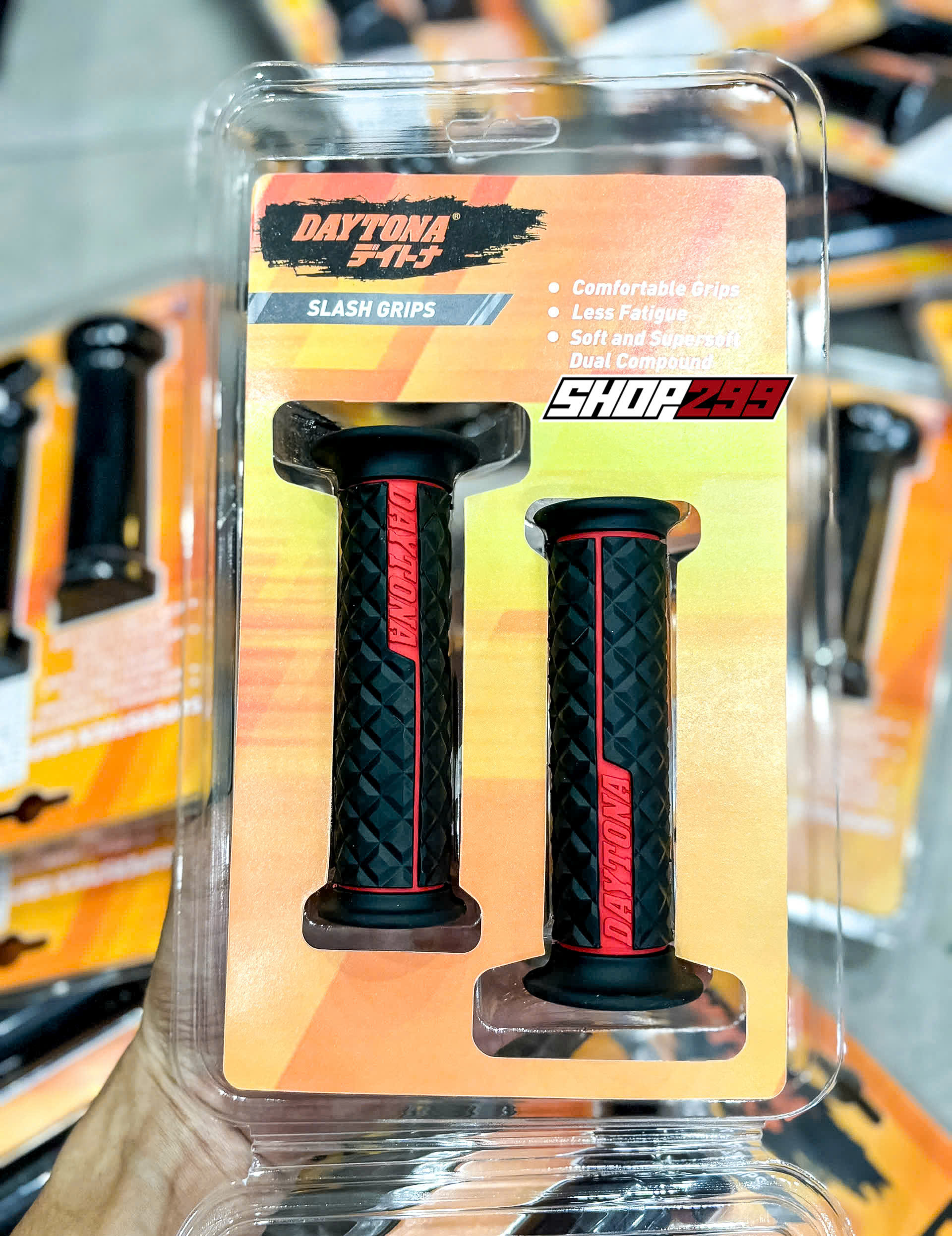 BAO TAY DAYTONA SPLASH ĐEN ĐỎ CHÍNH HÃNG - 120MM BAO TAY DAYTONA SPLASH ĐEN ĐỎ CHÍNH HÃNG - 120MM