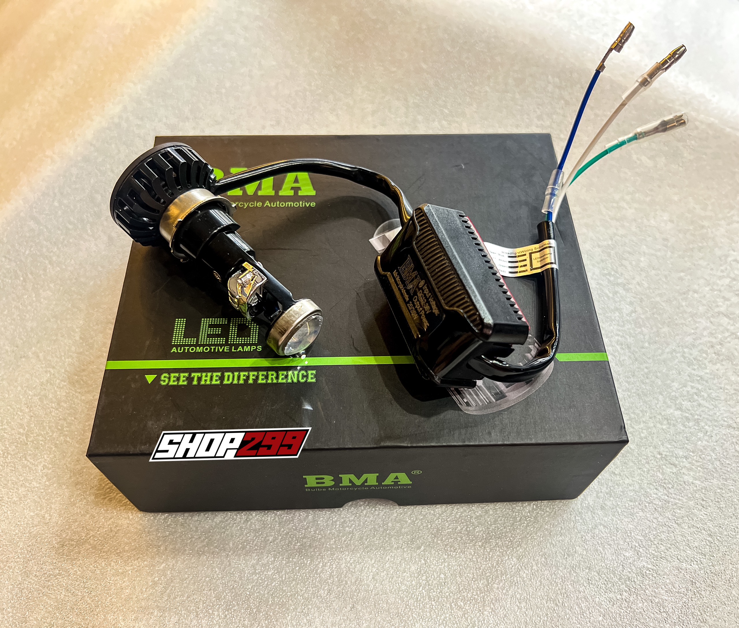 ĐÈN PHA LED BI CẦU BMA R02 - CHÂN H4 - ÁNH SÁNG TRẮNG (20/35W-2800LM) ĐÈN PHA LED BI CẦU BMA R02 - CHÂN H4 - ÁNH SÁNG TRẮNG (20/35W-2800LM)