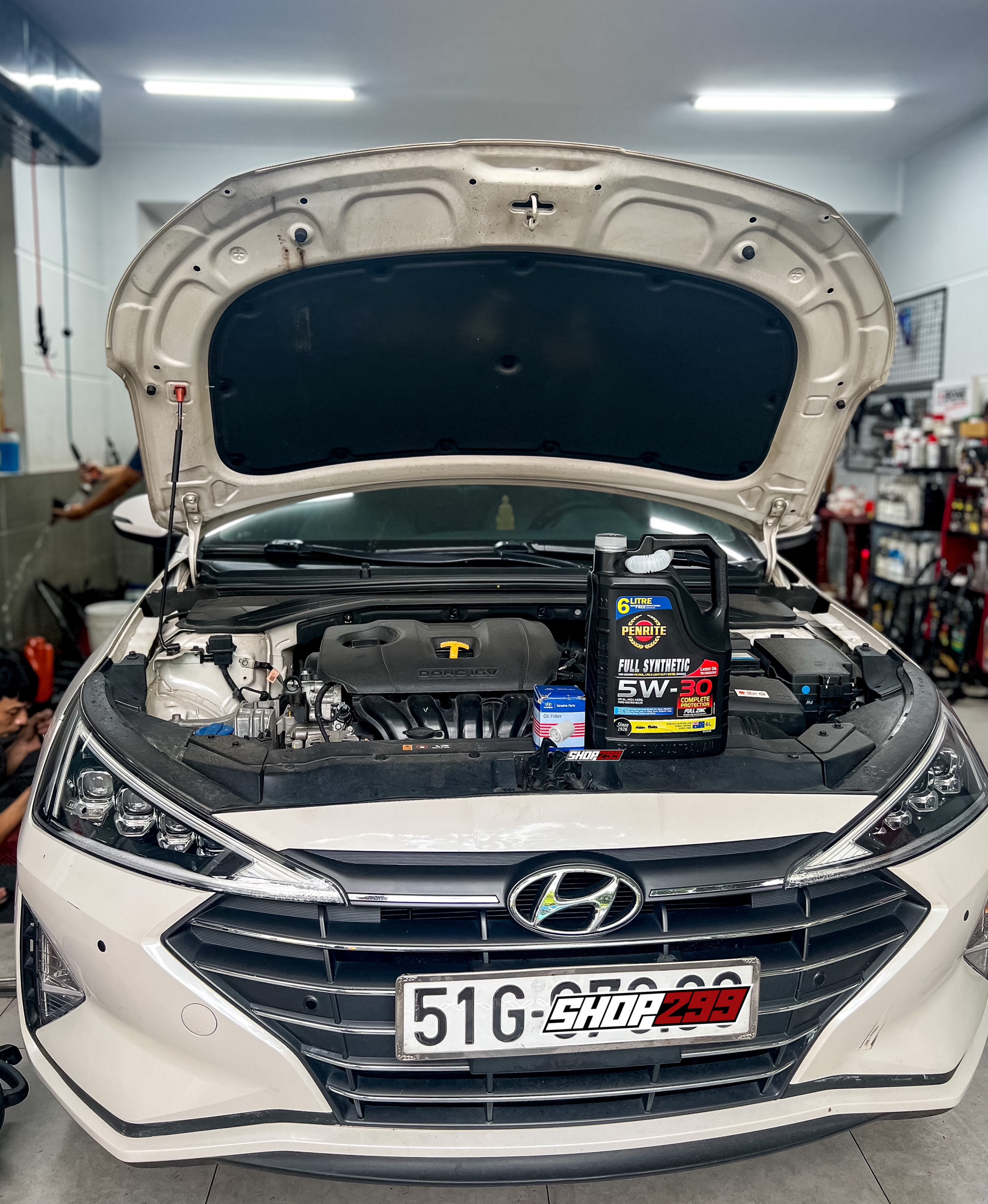 Hyndai Elantra Thay Nhớt Penrite Everyday 5W30 Hyndai Elantra Thay Nhớt Penrite Everyday 5W30