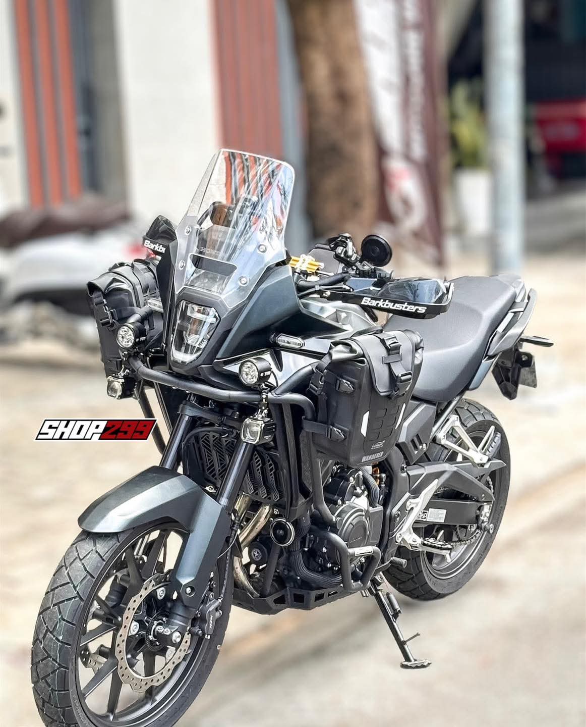 BẢO VỆ TAY LÁI KIỂU BARKBUSTERS - MÀU ĐEN BẢO VỆ TAY LÁI KIỂU BARKBUSTERS - MÀU ĐEN