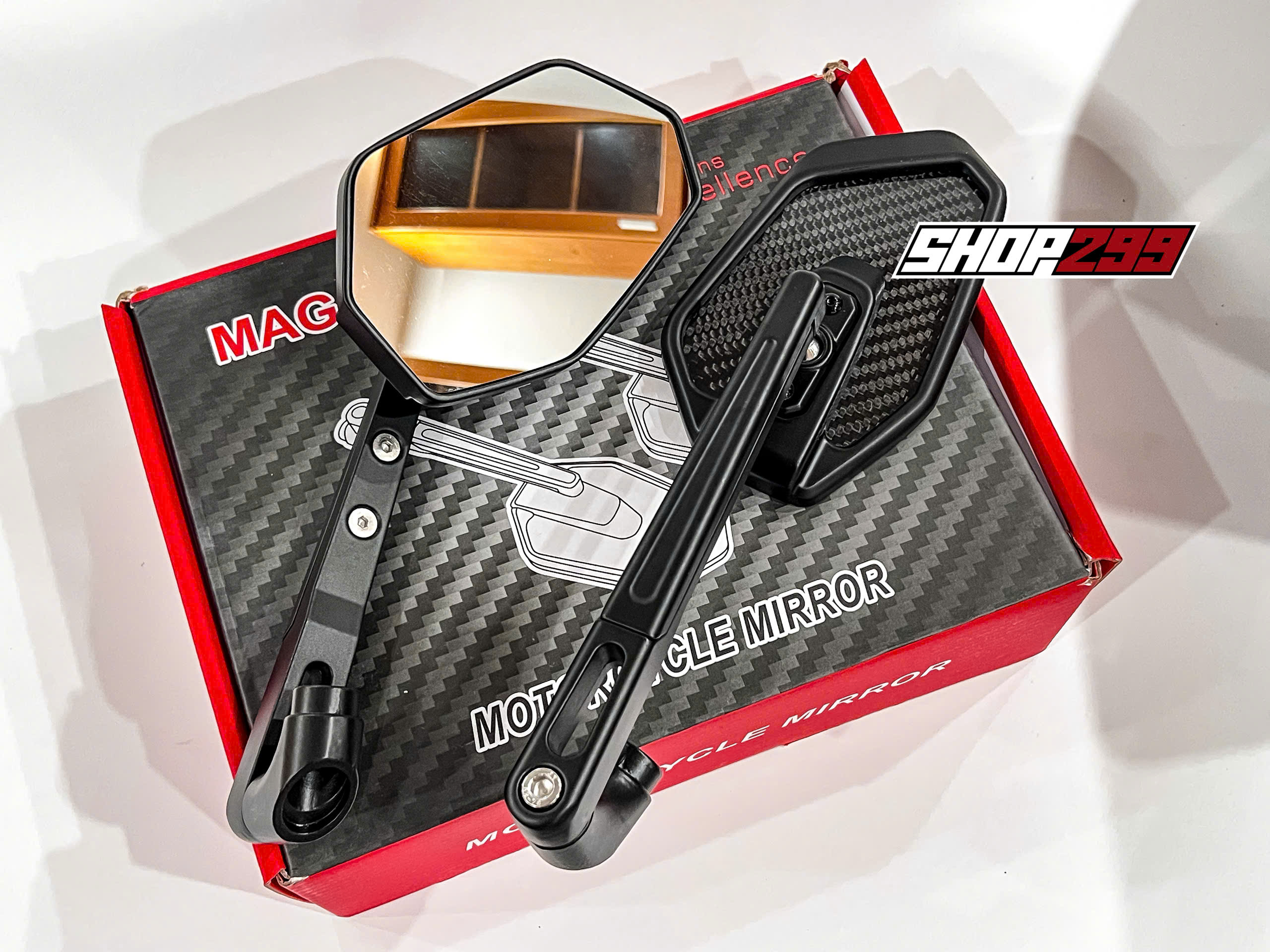 GƯƠNG CHIẾU HẬU MAGAZI CARBON - ĐA GIÁC GƯƠNG CHIẾU HẬU MAGAZI CARBON - ĐA GIÁC