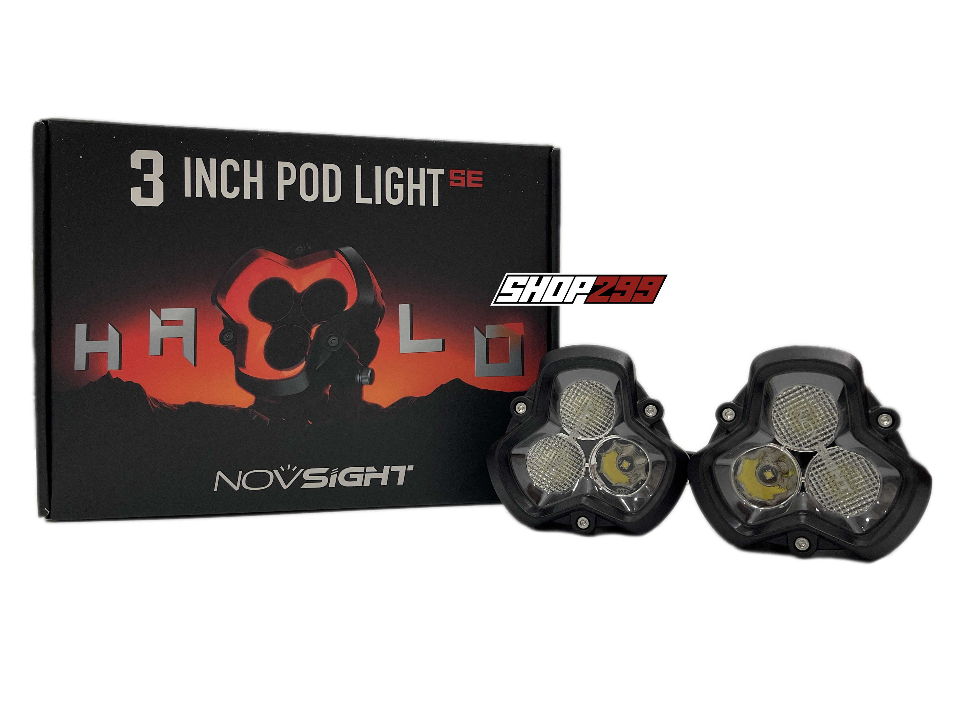 ĐÈN TRỢ SÁNG NOVSIGHT HALO SE SERIES 3'' - COMBINED BEAM (SPOT + FLOOD) 60W ĐÈN TRỢ SÁNG NOVSIGHT HALO SE SERIES 3'' - COMBINED BEAM (SPOT + FLOOD) 60W