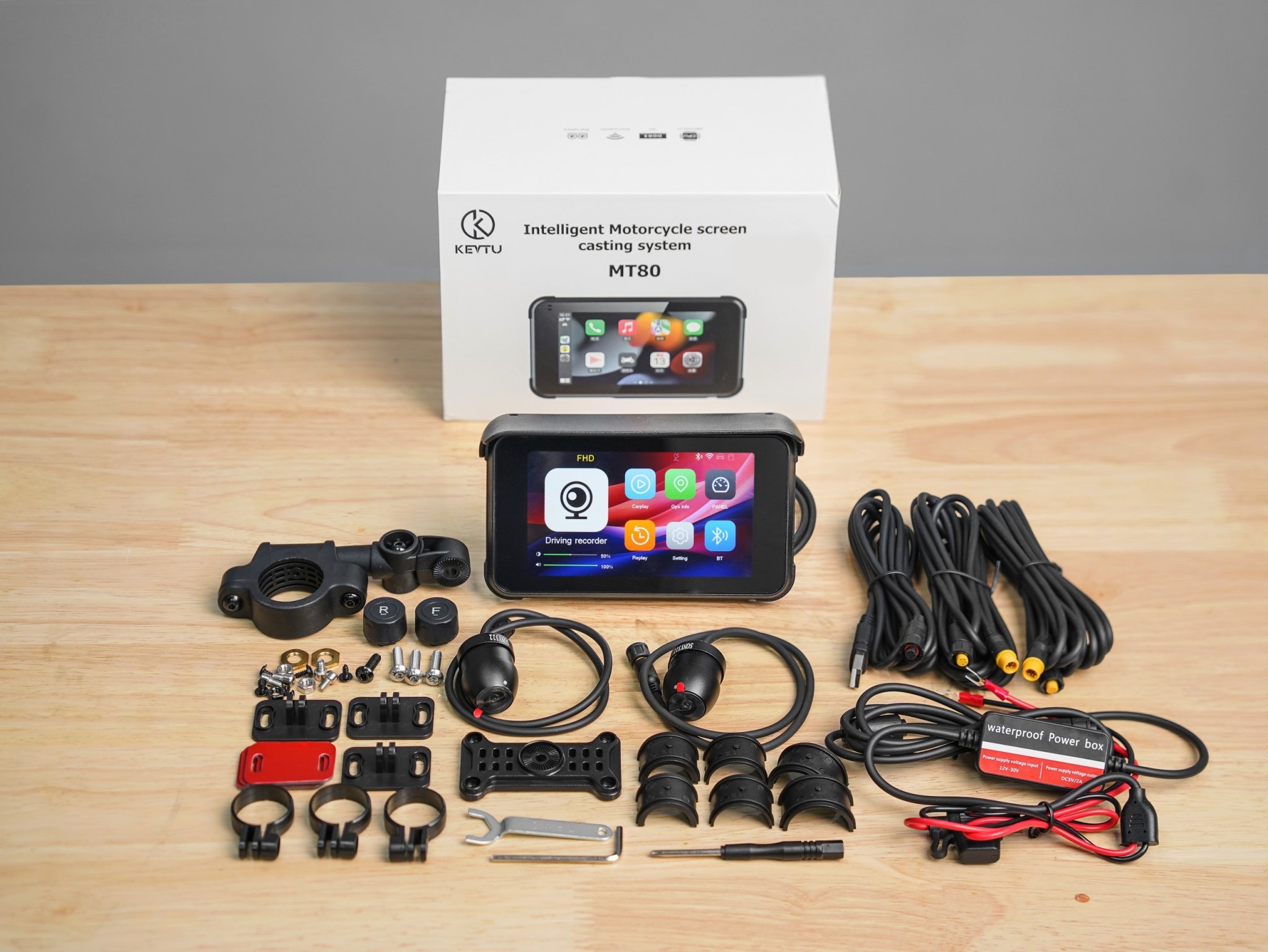 CAMERA HÀNH TRÌNH KEVTU MT80 (BẢN FULL - MÀN HÌNH, 2 CAMERA, 2 ÁP SUẤT LỐP) CAMERA HÀNH TRÌNH KEVTU MT80 (BẢN FULL - MÀN HÌNH, 2 CAMERA, 2 ÁP SUẤT LỐP)