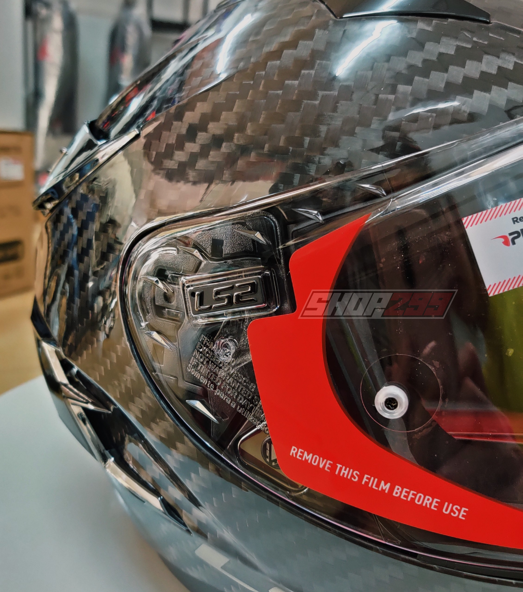 Kính chắn mũ fullface LS2 FF327 Challenger CT2 Carbon Kính chắn mũ fullface LS2 FF327 Challenger CT2 Carbon