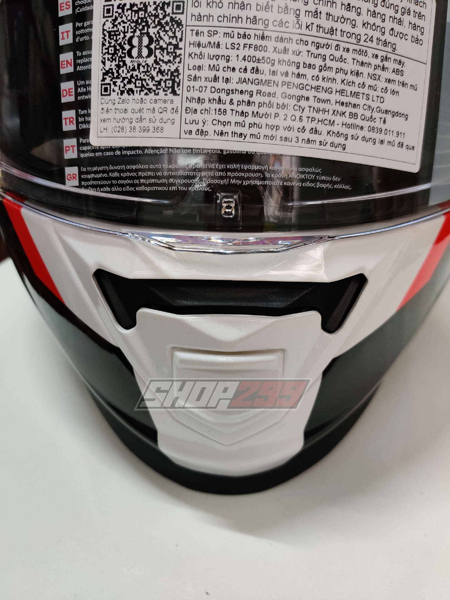 Hệ thống thông khí mũ fullface LS2 Storm Racer Đỏ Xanh Hệ thống thông khí mũ fullface LS2 Storm Racer Đỏ Xanh