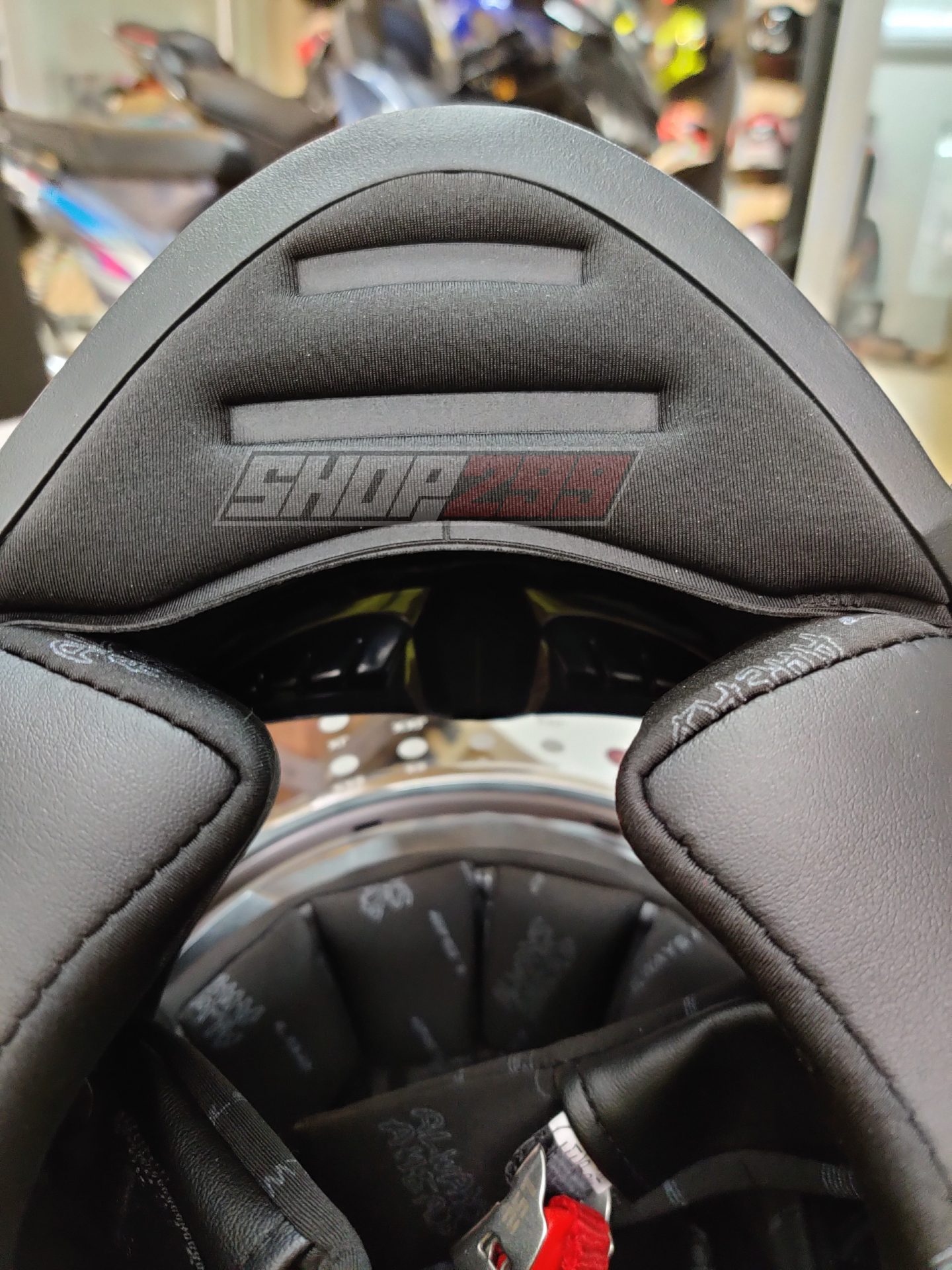 Lớp lót mũ fullface LS2 Storm Racer Đỏ Xanh Lớp lót mũ fullface LS2 Storm Racer Đỏ Xanh