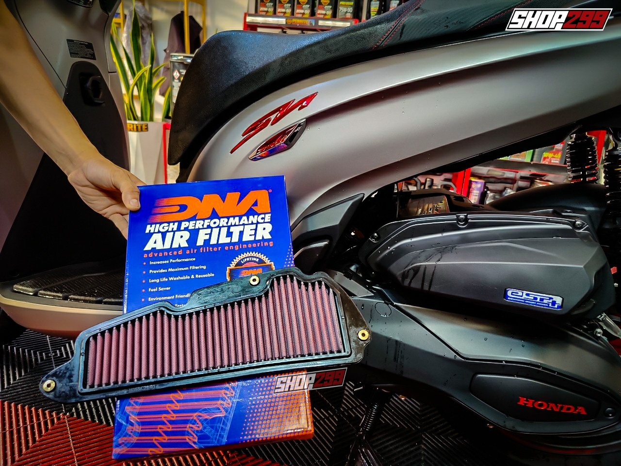 LỌC GIÓ DNA P-H35SC21-01 CHO HONDA SH350i / FORZA 350 LỌC GIÓ DNA P-H35SC21-01 CHO HONDA SH350i / FORZA 350